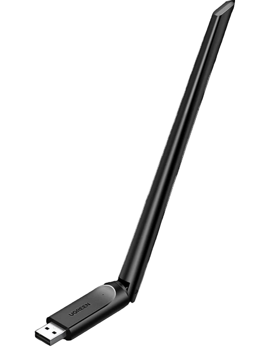 Адаптер UGREEN CM845 (75109) AX900 Wi-Fi 6 Bluetooth 5.4 USB-A Wireless Adapter. Цвет: черный