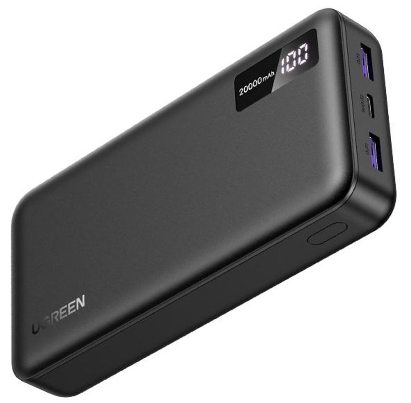 Внешний аккумулятор UGREEN PB312 (25683) 20000mAh PD 20W Power Bank. Цвет: серый