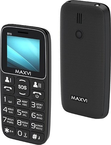 Мобильный телефон Maxvi B110 Black