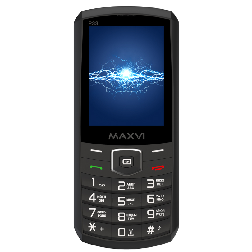 Мобильный телефон Maxvi P33 Black