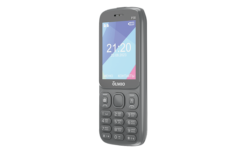 Мобильный телефон Olmio P38 (серый)