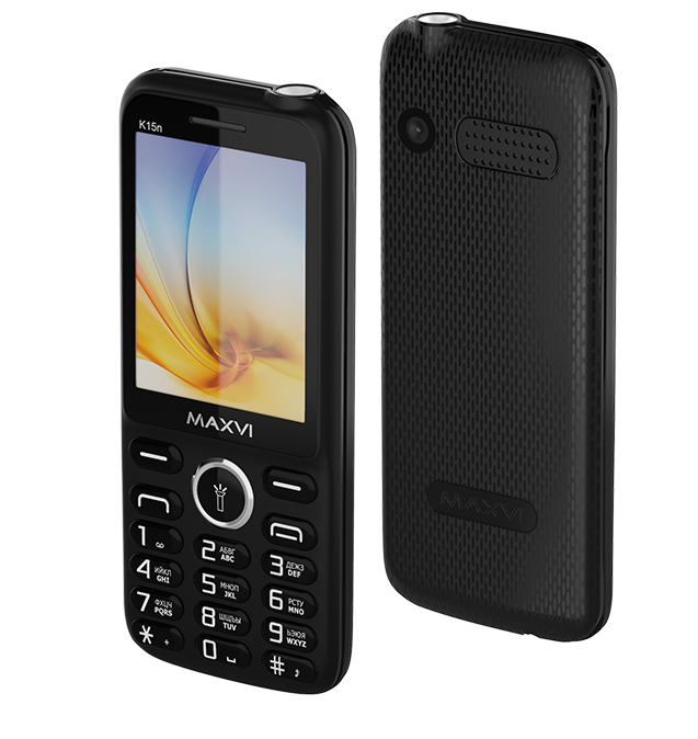 Мобильный телефон Maxvi K15n Black