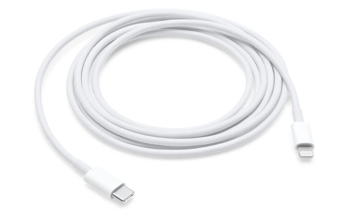 Кабель Apple Type-C to Lightning 1м белый RU