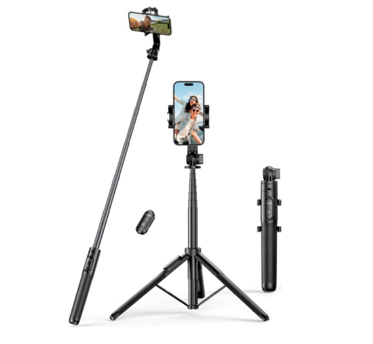 Монопод для селфи UGREEN LP586 (15062) Selfie Stick Tripod with Bluetooth Remote до 1,5 м