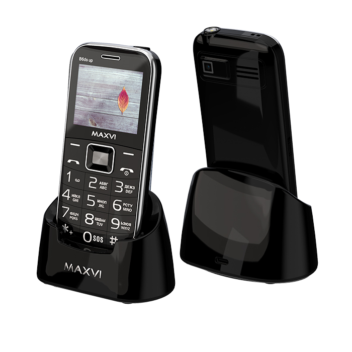 Мобильный телефон Maxvi B6ds up Black