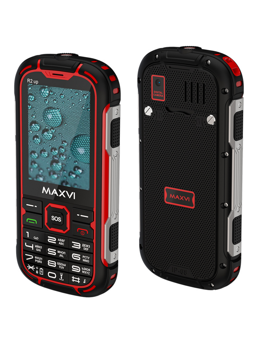 Мобильный телефон Maxvi R2 up Red