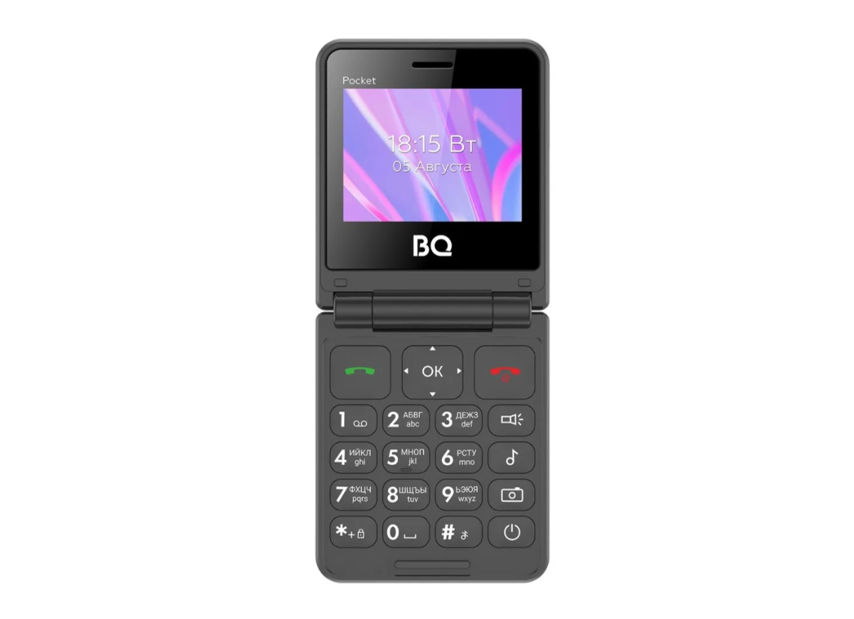 Мобильный телефон BQ 2456 Pocket Dark Blue