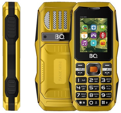 Мобильный телефон BQ 1842 Tank mini Yellow