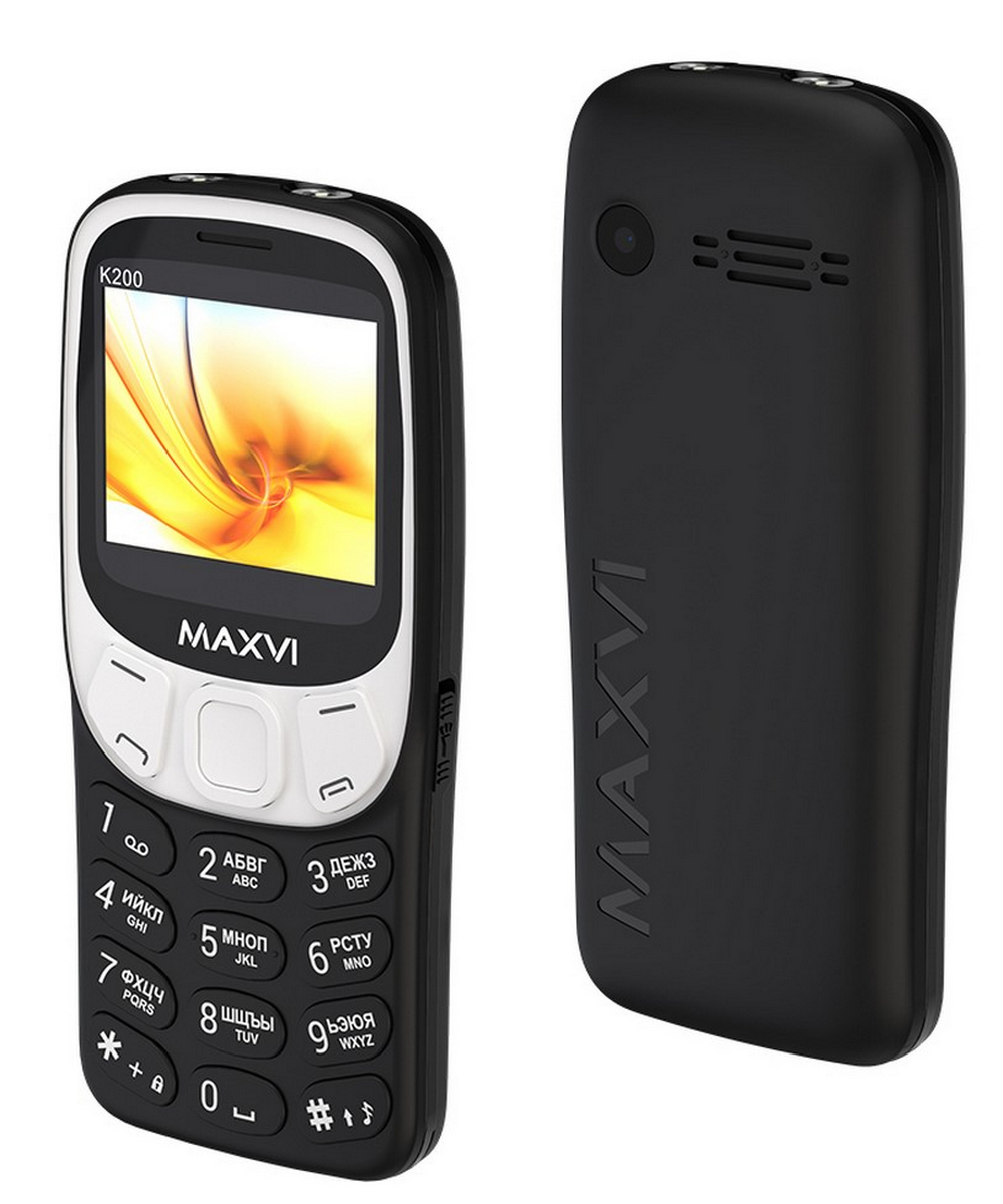 Мобильный телефон Maxvi K200 Black