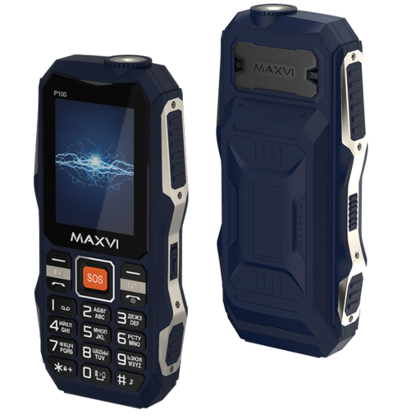 Мобильный телефон Maxvi P100 Blue