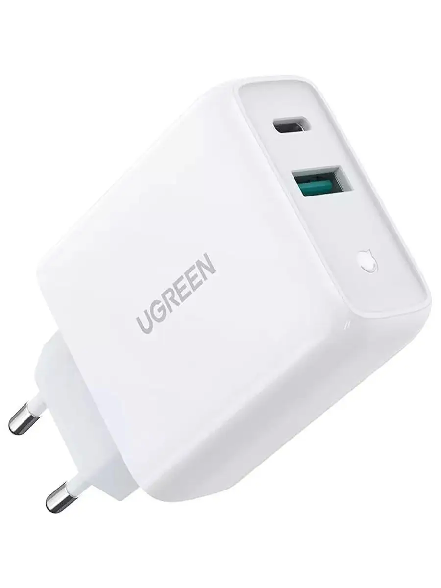 Зарядное устройство UGREEN CD170 (60468) 38W USB-C Wall Charger EU. Цвет: белый