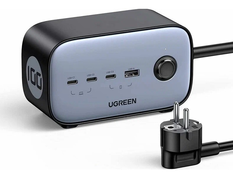 Зарядное устройство UGREEN CD270 (60167) 100W DigiNest Pro 100W USB-C Charging Station серый космос