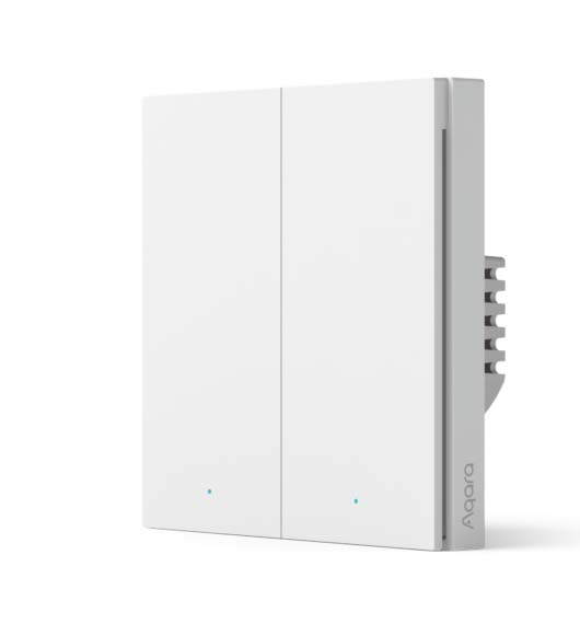 Выключатель Aqara Smart wall switch H1 (with neutral, double rocker) WS-EUK04 RU