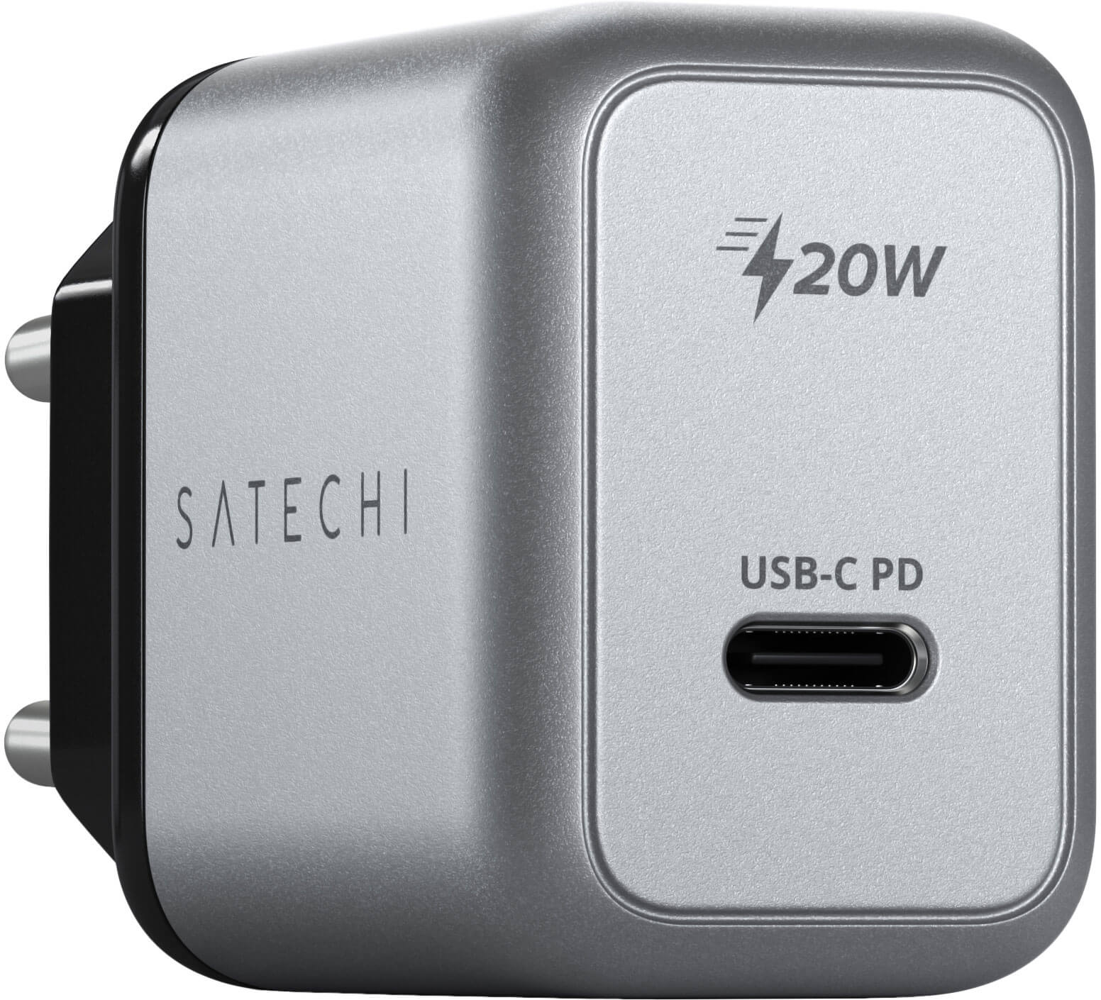 Сетевое зарядное устройство Satechi 20W USB-C PD Wall Charger серый космос