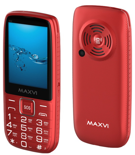 Мобильный телефон Maxvi B32 Red