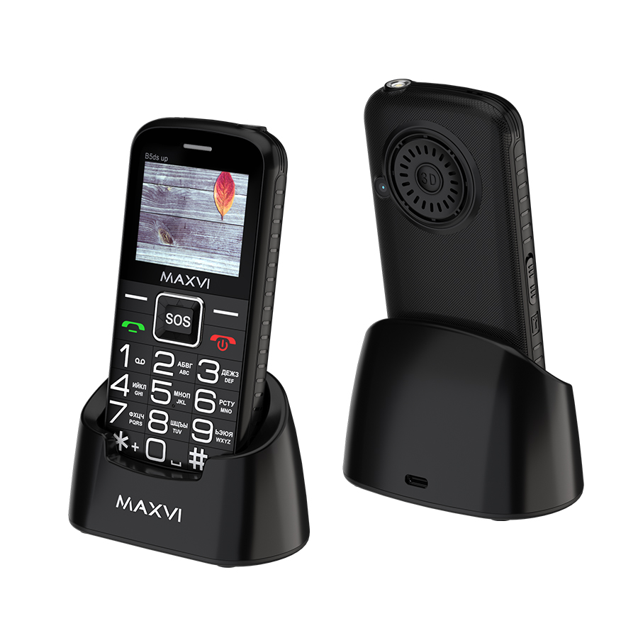 Мобильный телефон Maxvi B5ds up Black