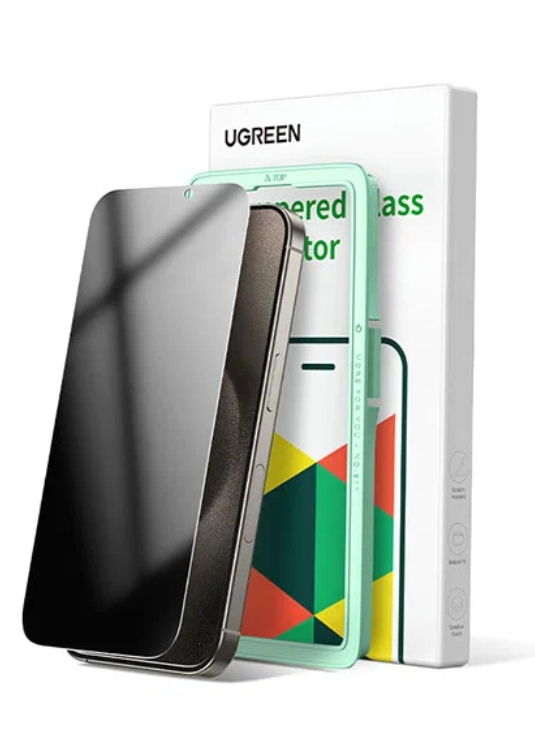 Защитное стекло UGREEN SP410 (25624) For iPhone15 Pro Max 6.7 inch 2.5D 1 шт. Цвет: прозрачный