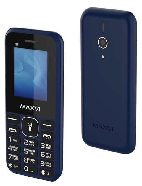 Мобильный телефон Maxvi C27 Blue