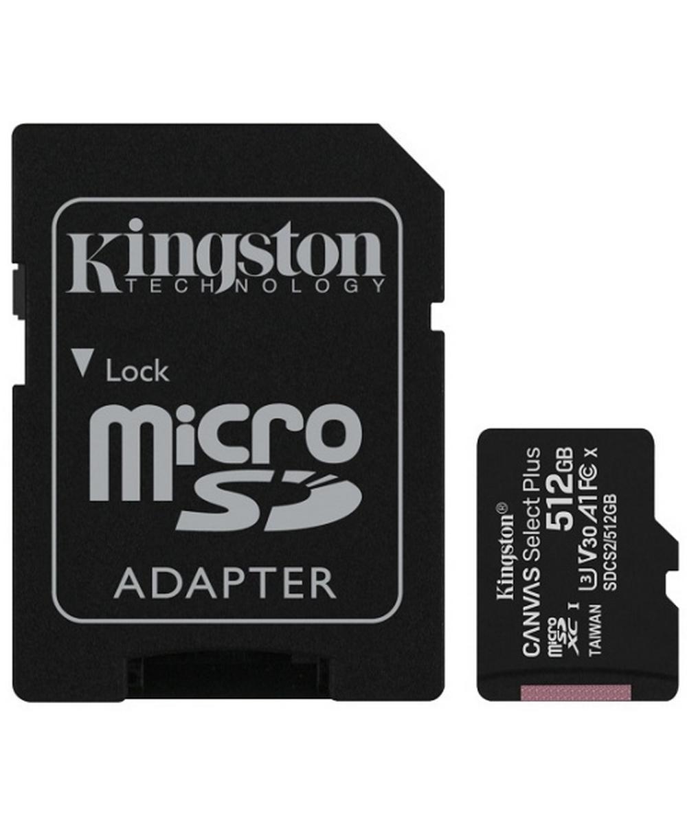 Kingston SDCS2/512GB microSDXC +SD Adapter