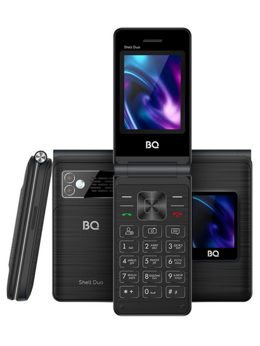 Мобильный телефон BQ 2464 Shell Duo Black