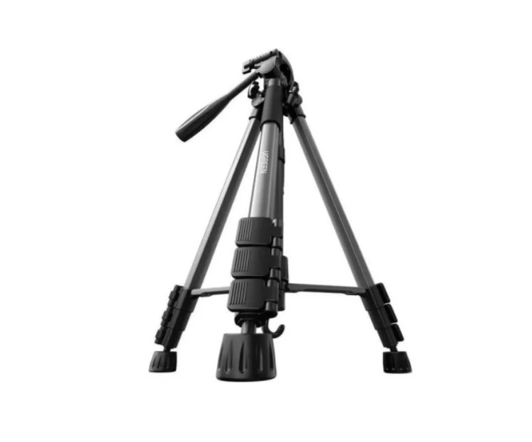 Трипод профессиональный UGREEN LP661 (15187) Professional Tripod for Phone and Camera. Цвет: черный