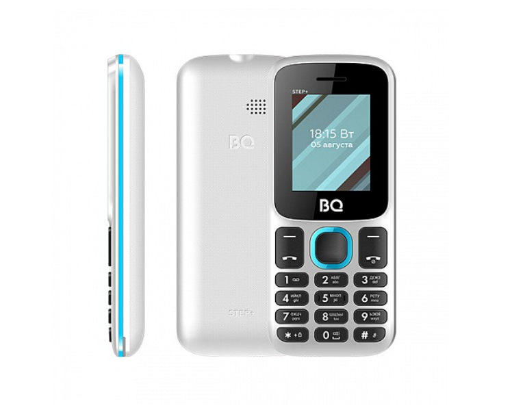 Мобильный телефон BQ 1848 Step+ White Blue
