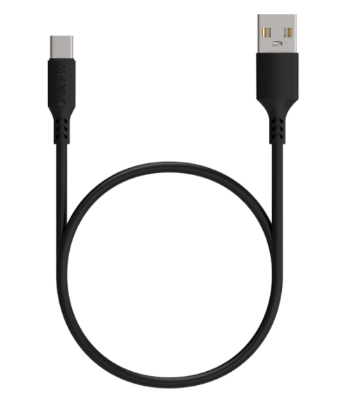 Кабель Maxvi MC-A02 UP black USB-A Type-C 3A