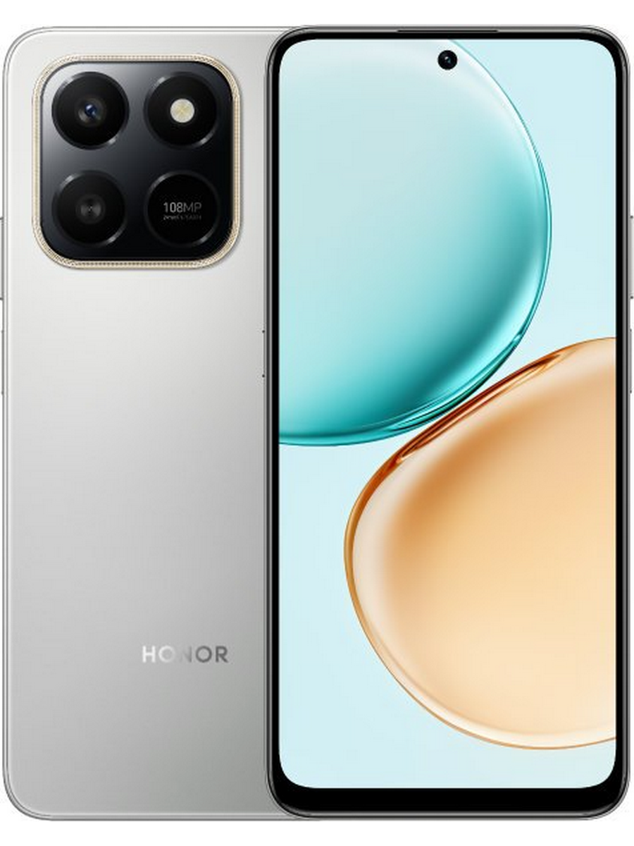 Смартфон Honor X7d 6/128Gb Космический серый RU