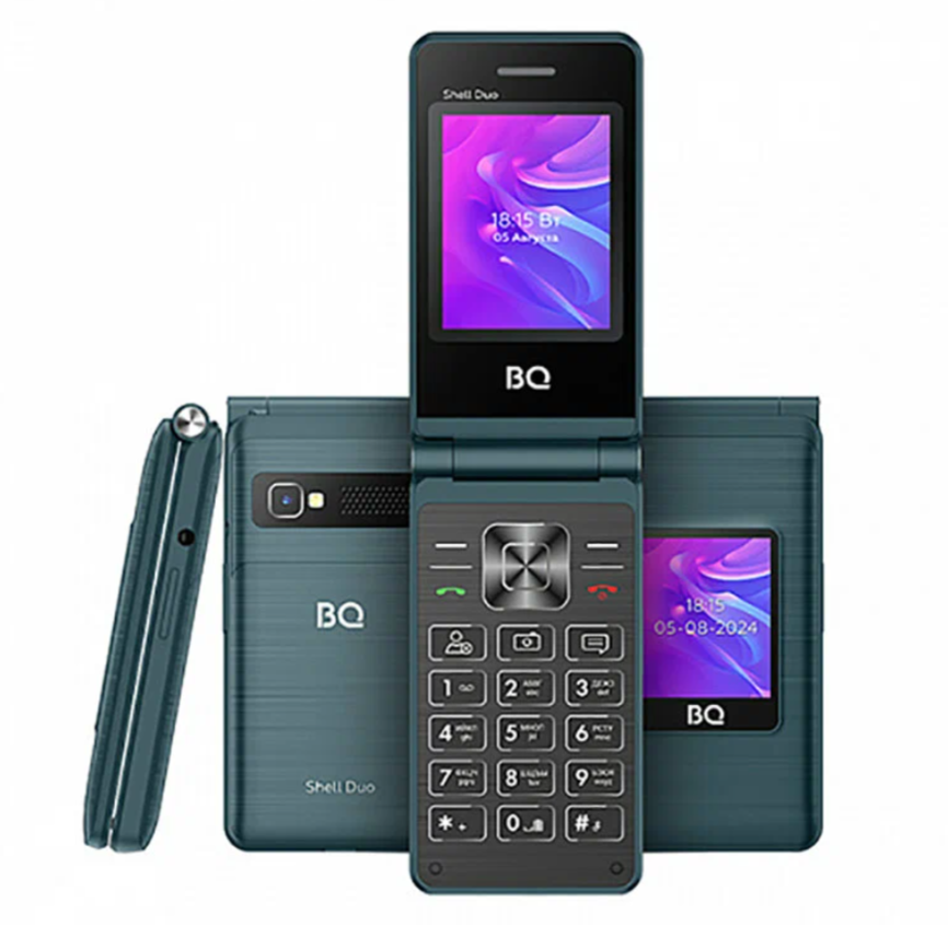 Мобильный телефон BQ 2412 Shell Duo Blue