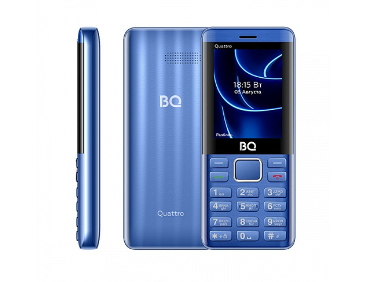 Мобильный телефон BQ 2453 Quattro Синий