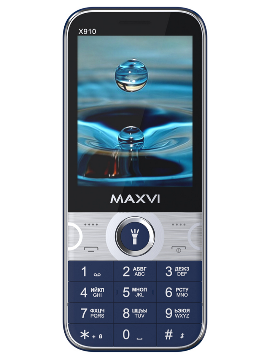 Мобильный телефон Maxvi X910 Blue