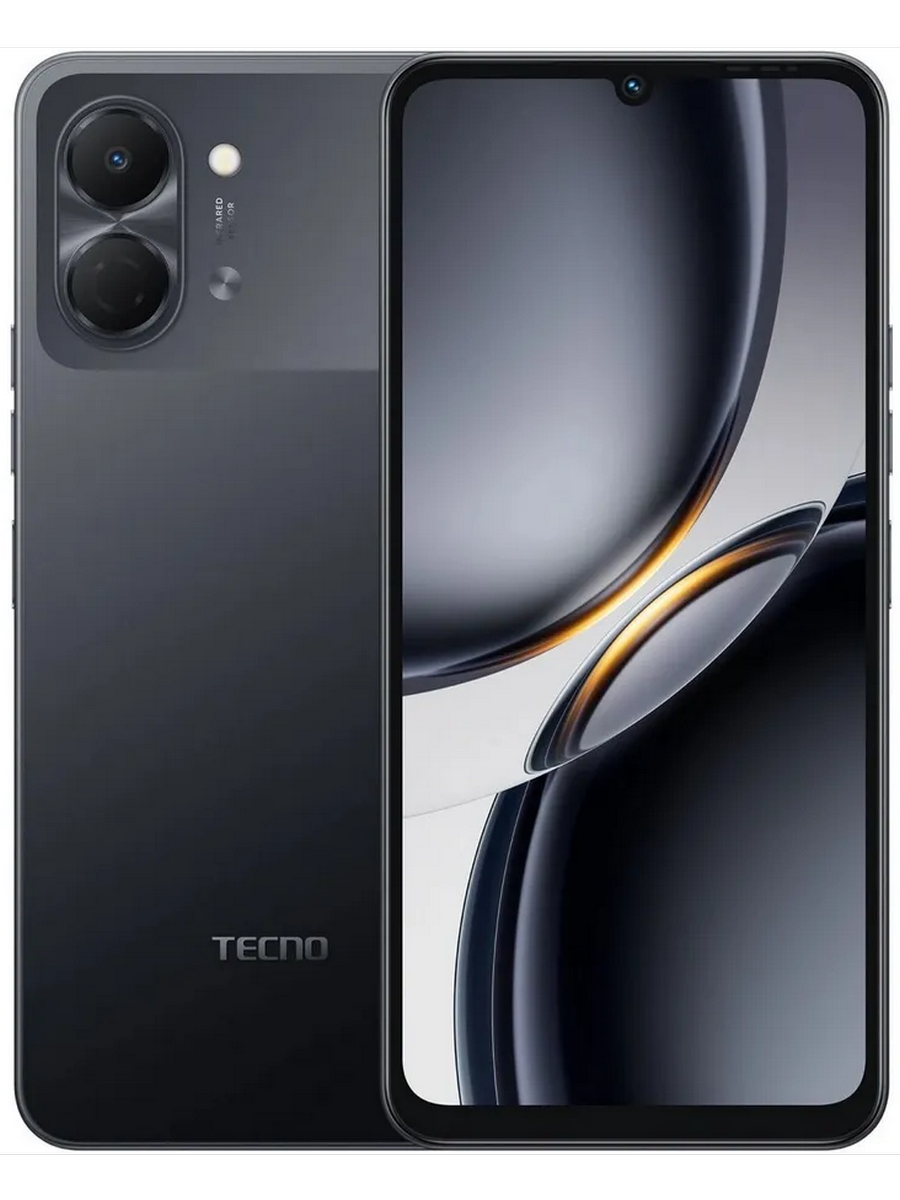 Смартфон Tecno Spark Go 3 4/128GB Ink Black
