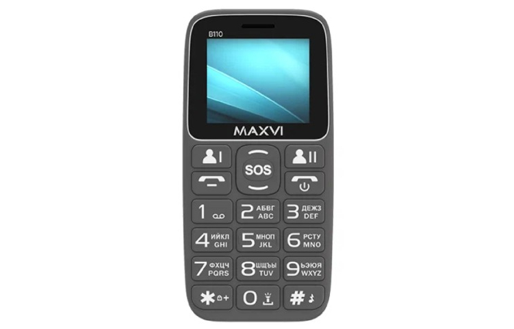 Мобильный телефон Maxvi B110 Grey