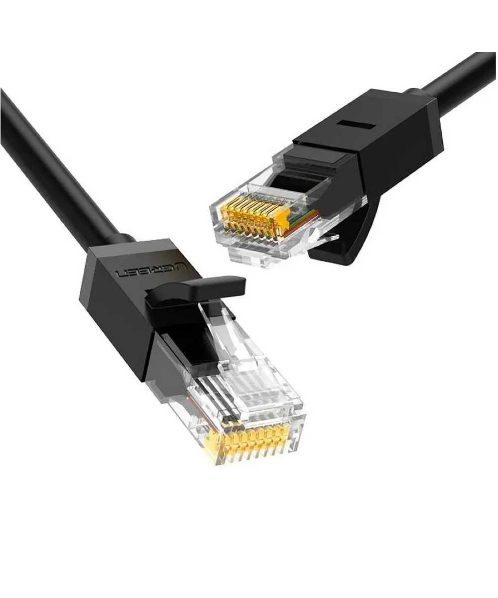 Кабель UGREEN NW102 (20159) 1м черный Cat 6 8-Core U/UTP Ethernet Cable