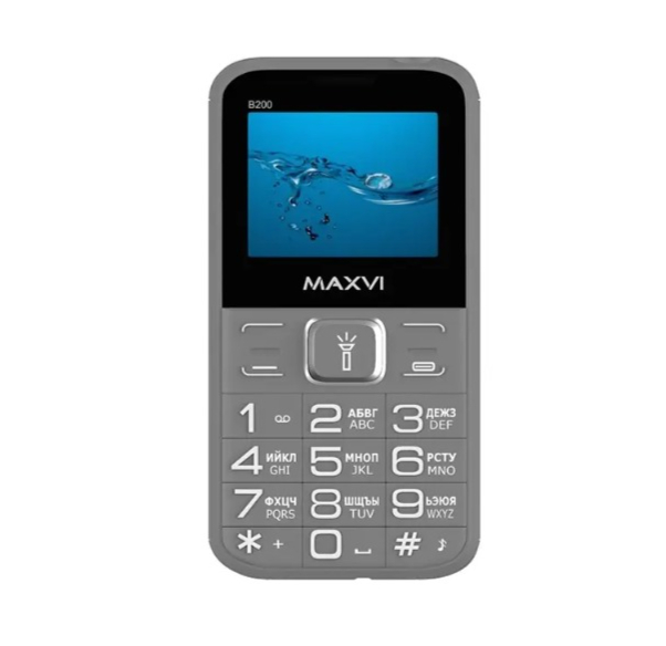 Мобильный телефон Maxvi B200 Grey