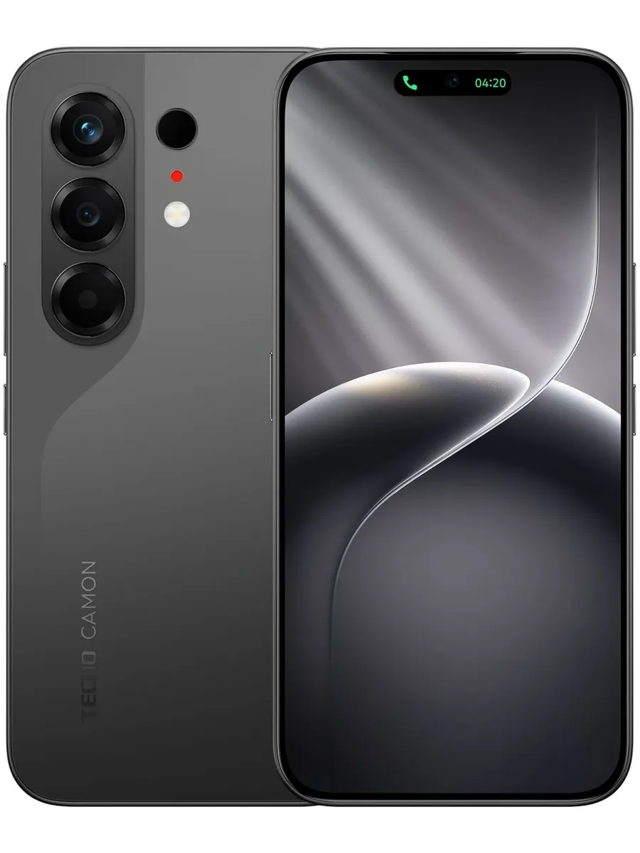 Смартфон Tecno CAMON 50 12/256GB Moonshadow Black