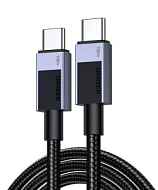 Кабель UGREEN L512 (35985) 0,5м черный/серый USB-C 2.0 to USB-C 2.0 PD Fast Charging 5A Cable