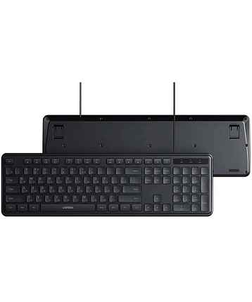 Проводная USB клавиатура UGREEN K331 (55657) USB Wired Keyboard RU. Цвет: черный