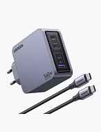 Зарядное устройство UGREEN X763 160W серый с кабелем 1м 100W Nexode Pro USB-A+3*USB-C GaN