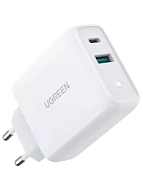 Зарядное устройство UGREEN CD170 (60468) 38W USB-C Wall Charger EU. Цвет: белый