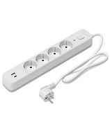 Сетевой фильтр Maxvi SP-330AC white 3м USB-A USB-C