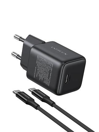 UGREEN X513 (65012) GaN 30W с кабелем 1м
