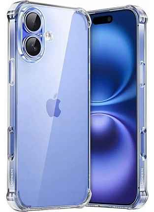 Чехол UGREEN CA105 (45917) для iPhone 16 Classy Clear Protective Case прозрачный