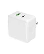 СЗУ Maxvi CHL-603PD 30W, 6A, QC 3.0, 1xUSB-A, 1xUSB-C, white