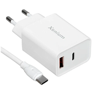 СЗУ XENIUM CCX332CW/00 33 Вт / USB-A, USB-C цвет белый