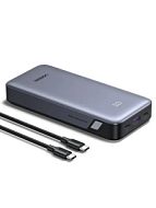 Внешний аккумулятор UGREEN PB535 (55994B) 10000mAh 30W серый космос Two-Way 2*USB-C&USB-A