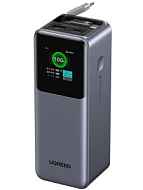 Внешний аккумулятор UGREEN PB726 (55987B) 20000mAh 165W серый космос Power Bank Retractable Cable
