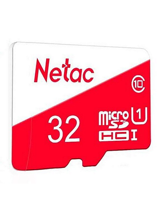 Карта памяти Netac 32GB NT02P500ECO-032G-S MicroSDXC ECO P500  U1 C10