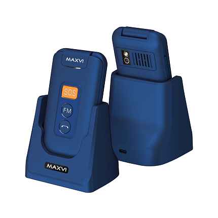 Мобильный телефон Maxvi E5 up Blue