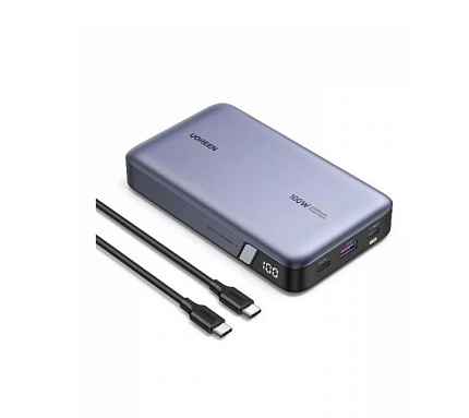 Внешний аккумулятор UGREEN PB720 (25188)  PD 100W Power Bank 20000mAh. Цвет: серый